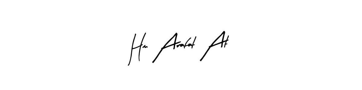 How to Draw Hm Arafat At signature style? Arty Signature is a latest design signature styles for name Hm Arafat At. Hm Arafat At signature style 8 images and pictures png