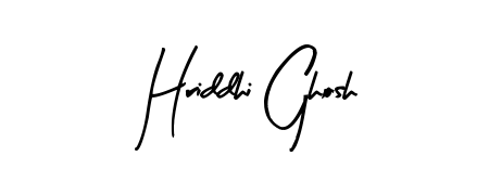The Arty Signature font transforms the name Hriddhi Ghosh into an executive sign with sharp precision and distinguished character. Hriddhi Ghosh signature style 8 images and pictures png