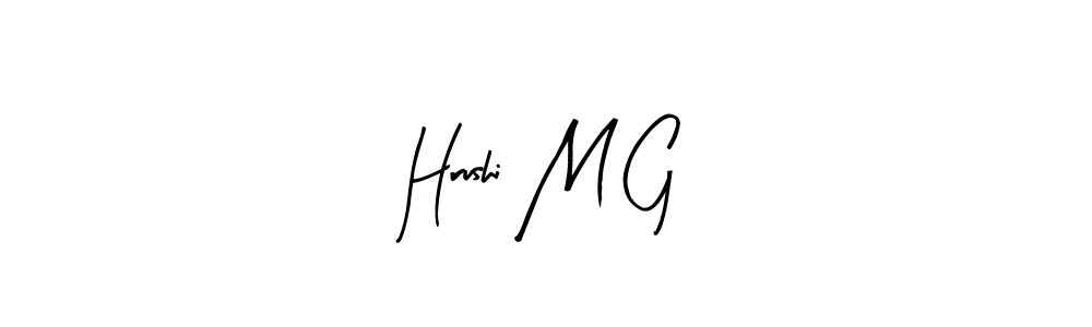 if you are searching for the best signature style for your name Hrushi M G. so please give up your signature search. here we have designed multiple signature styles  using Arty Signature. Hrushi M G signature style 8 images and pictures png