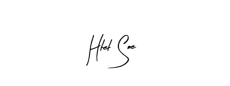 Design your own signature with our free online signature maker. With this signature software, you can create a handwritten (Arty Signature) signature for name Htet Soe. Htet Soe signature style 8 images and pictures png