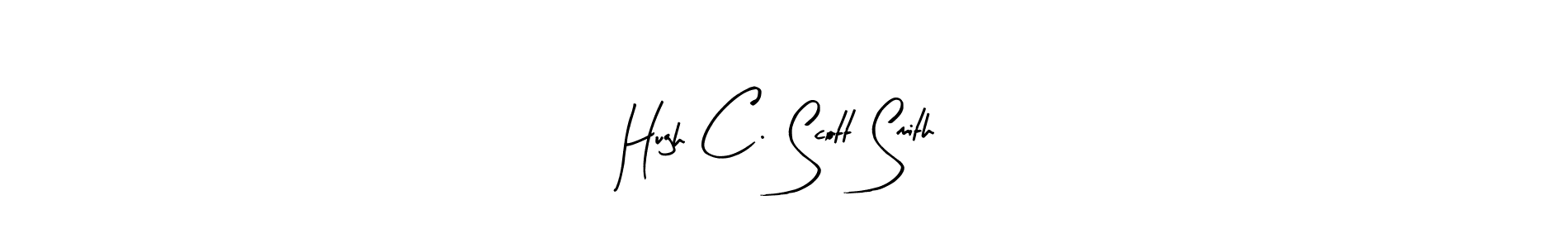 Hugh C. Scott Smith stylish signature style. Best Handwritten Sign (Arty Signature) for my name. Handwritten Signature Collection Ideas for my name Hugh C. Scott Smith. Hugh C. Scott Smith signature style 8 images and pictures png