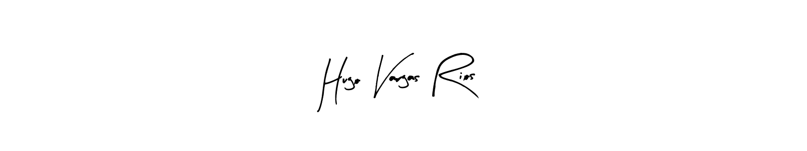 How to make Hugo Vargas Rios name signature. Use Arty Signature style for creating short signs online. This is the latest handwritten sign. Hugo Vargas Rios signature style 8 images and pictures png