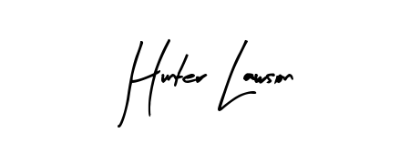 Discover how Hunter Lawson looks in an executive cursive font (Arty Signature). Perfect for legal documents, invoices, and certificates. Hunter Lawson signature style 8 images and pictures png