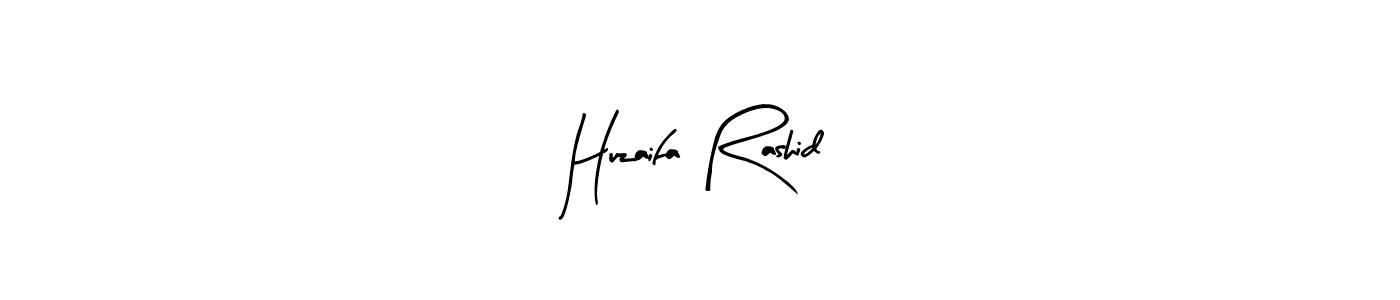 Create a beautiful signature design for name Huzaifa Rashid. With this signature (Arty Signature) fonts, you can make a handwritten signature for free. Huzaifa Rashid signature style 8 images and pictures png