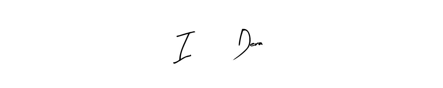 Make a beautiful signature design for name I  ❤️  Dera. With this signature (Arty Signature) style, you can create a handwritten signature for free. I  ❤️  Dera signature style 8 images and pictures png