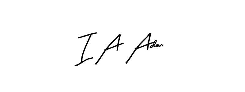 Best and Professional Signature Style for I A Adan. Arty Signature Best Signature Style Collection. I A Adan signature style 8 images and pictures png
