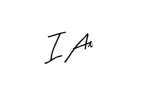 I Ali stylish signature style. Best Handwritten Sign (Arty Signature) for my name. Handwritten Signature Collection Ideas for my name I Ali. I Ali signature style 8 images and pictures png