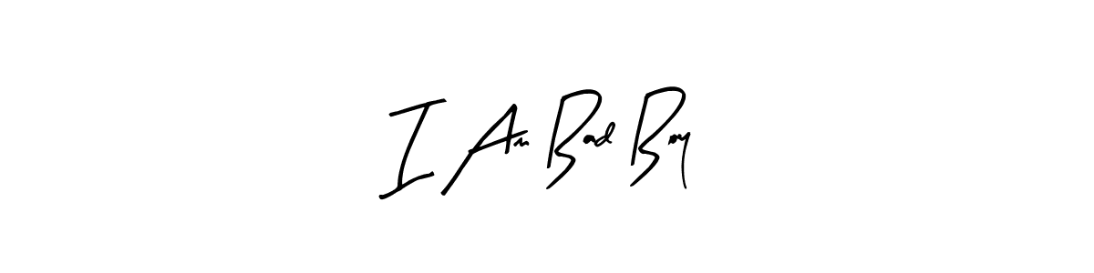 Here are the top 10 professional signature styles for the name I Am Bad Boy. These are the best autograph styles you can use for your name. I Am Bad Boy signature style 8 images and pictures png