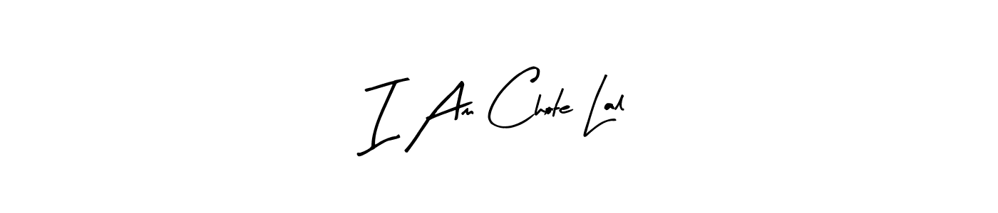 Similarly Arty Signature is the best handwritten signature design. Signature creator online .You can use it as an online autograph creator for name I Am Chote Lal. I Am Chote Lal signature style 8 images and pictures png