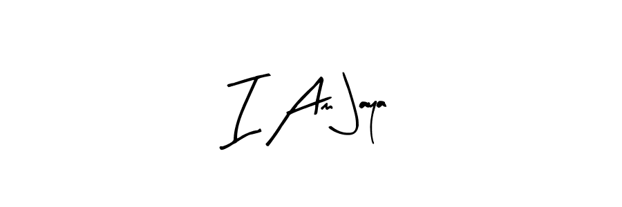 Make a beautiful signature design for name I Am Jaya. Use this online signature maker to create a handwritten signature for free. I Am Jaya signature style 8 images and pictures png