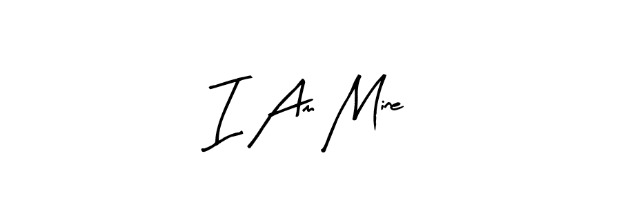 Create a beautiful signature design for name I Am Mine. With this signature (Arty Signature) fonts, you can make a handwritten signature for free. I Am Mine signature style 8 images and pictures png