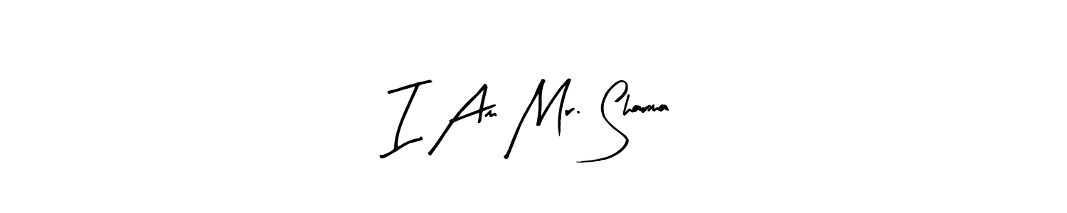 You should practise on your own different ways (Arty Signature) to write your name (I Am Mr. Sharma) in signature. don't let someone else do it for you. I Am Mr. Sharma signature style 8 images and pictures png