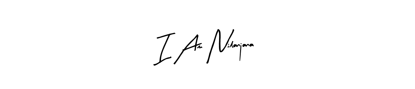 You should practise on your own different ways (Arty Signature) to write your name (I Am Nilanjana) in signature. don't let someone else do it for you. I Am Nilanjana signature style 8 images and pictures png