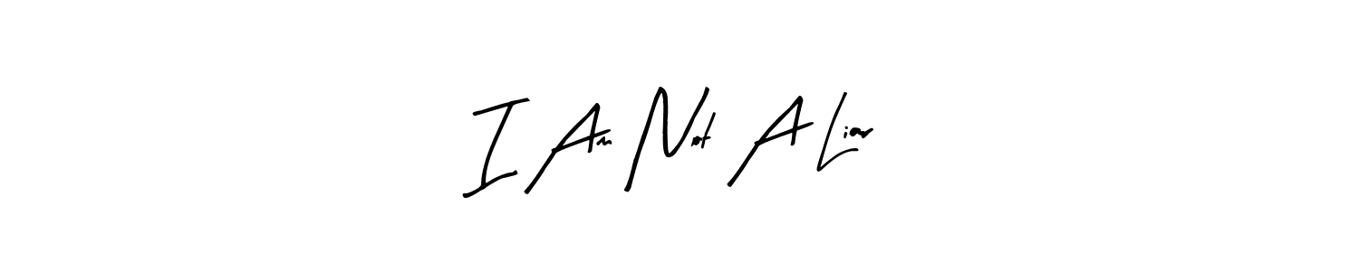 Also You can easily find your signature by using the search form. We will create I Am Not A Liar name handwritten signature images for you free of cost using Arty Signature sign style. I Am Not A Liar signature style 8 images and pictures png