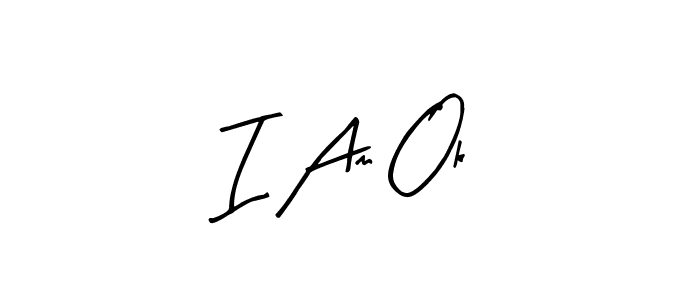 The best way (Arty Signature) to make a short signature is to pick only two or three words in your name. The name I Am Ok include a total of six letters. For converting this name. I Am Ok signature style 8 images and pictures png