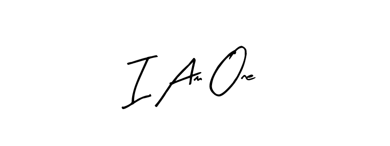How to make I Am One signature? Arty Signature is a professional autograph style. Create handwritten signature for I Am One name. I Am One signature style 8 images and pictures png