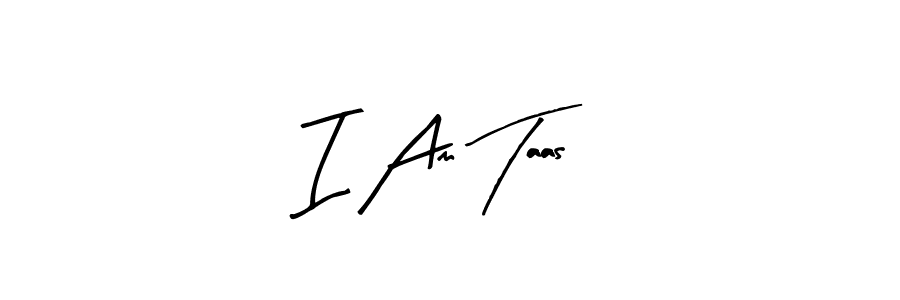 How to Draw I Am Taas signature style? Arty Signature is a latest design signature styles for name I Am Taas. I Am Taas signature style 8 images and pictures png