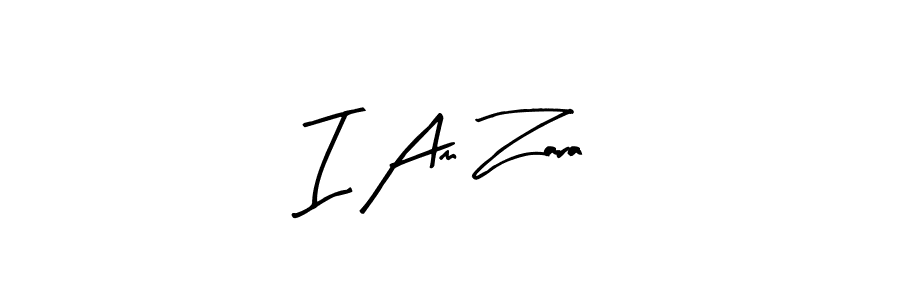 I Am Zara stylish signature style. Best Handwritten Sign (Arty Signature) for my name. Handwritten Signature Collection Ideas for my name I Am Zara. I Am Zara signature style 8 images and pictures png