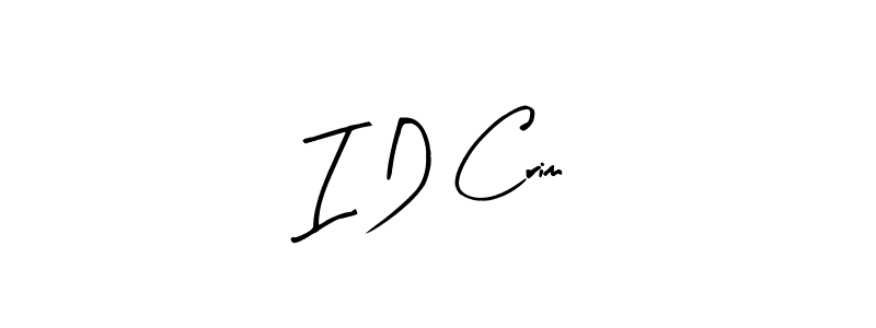 Also we have I D Crim name is the best signature style. Create professional handwritten signature collection using Arty Signature autograph style. I D Crim signature style 8 images and pictures png