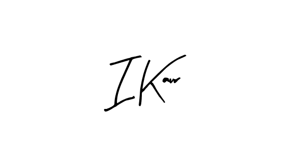 Use a signature maker to create a handwritten signature online. With this signature software, you can design (Arty Signature) your own signature for name I Kaur. I Kaur signature style 8 images and pictures png