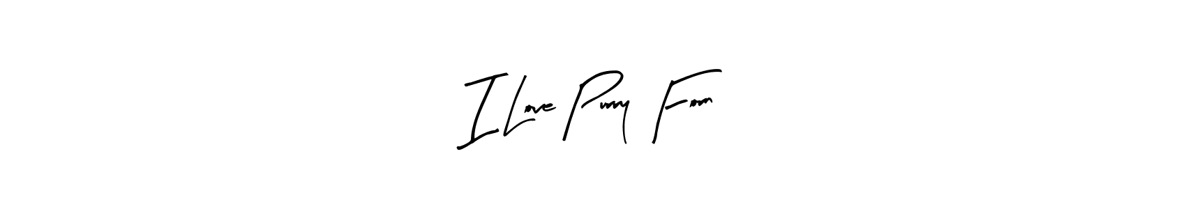 How to Draw I Love Purry Forn signature style? Arty Signature is a latest design signature styles for name I Love Purry Forn. I Love Purry Forn signature style 8 images and pictures png