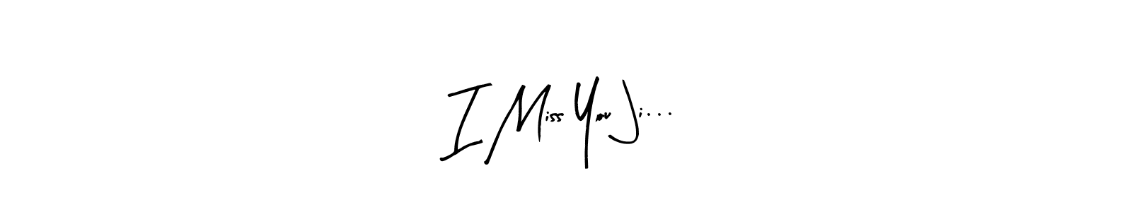 Make a beautiful signature design for name I Miss You Ji.... With this signature (Arty Signature) style, you can create a handwritten signature for free. I Miss You Ji... signature style 8 images and pictures png
