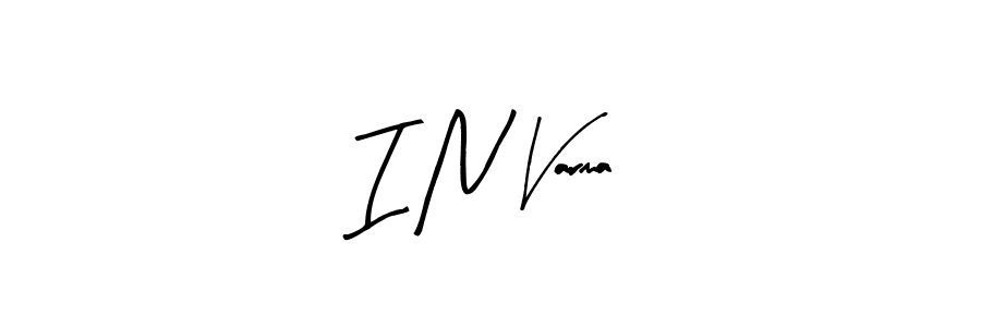 How to Draw I N Varma signature style? Arty Signature is a latest design signature styles for name I N Varma. I N Varma signature style 8 images and pictures png