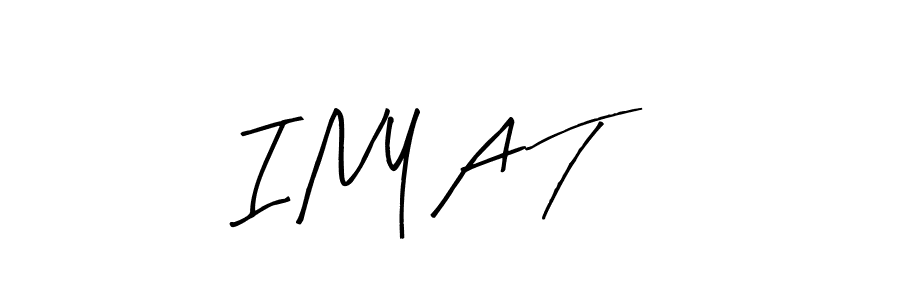 Make a beautiful signature design for name I N Y A T. Use this online signature maker to create a handwritten signature for free. I N Y A T signature style 8 images and pictures png
