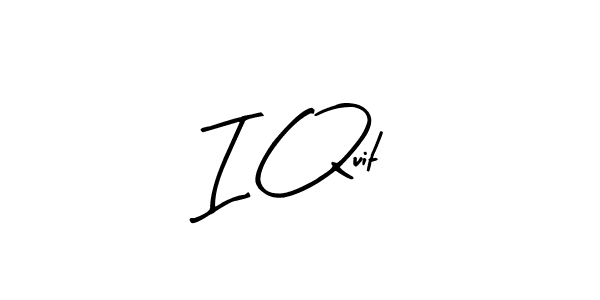 This is the best signature style for the I Quit name. Also you like these signature font (Arty Signature). Mix name signature. I Quit signature style 8 images and pictures png