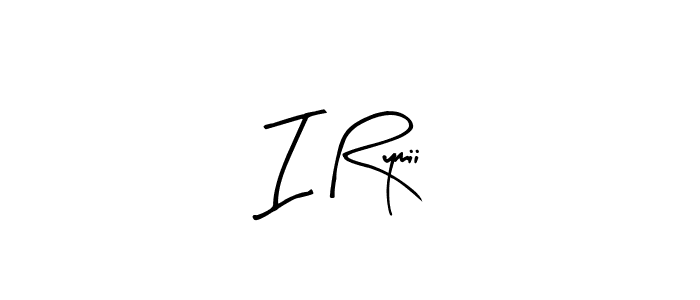 Arty Signature is a professional signature style that is perfect for those who want to add a touch of class to their signature. It is also a great choice for those who want to make their signature more unique. Get I Rymii name to fancy signature for free. I Rymii signature style 8 images and pictures png