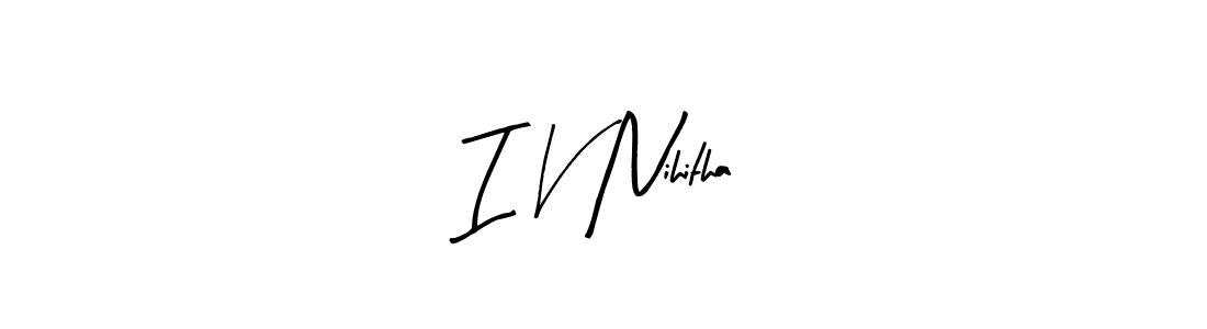 Here are the top 10 professional signature styles for the name I V Nihitha. These are the best autograph styles you can use for your name. I V Nihitha signature style 8 images and pictures png