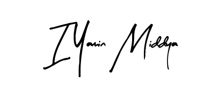 Elevate your brand with a stunning I Yamin Middya eSignature. The Arty Signature style provides a balanced, flowing aesthetic for everyday signing. I Yamin Middya signature style 8 images and pictures png