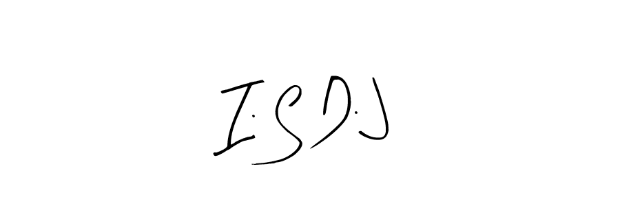 How to Draw I. S D. J signature style? Arty Signature is a latest design signature styles for name I. S D. J. I. S D. J signature style 8 images and pictures png