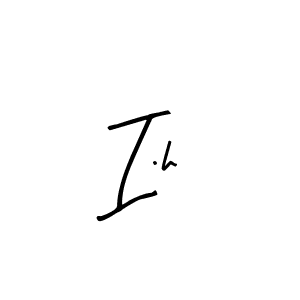 You should practise on your own different ways (Arty Signature) to write your name (I.h) in signature. don't let someone else do it for you. I.h signature style 8 images and pictures png