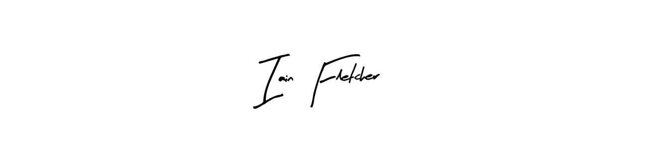 You should practise on your own different ways (Arty Signature) to write your name (Iain Fletcher) in signature. don't let someone else do it for you. Iain Fletcher signature style 8 images and pictures png