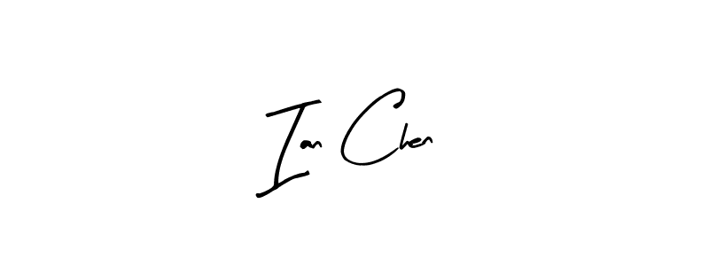 Ian Chen stylish signature style. Best Handwritten Sign (Arty Signature) for my name. Handwritten Signature Collection Ideas for my name Ian Chen. Ian Chen signature style 8 images and pictures png