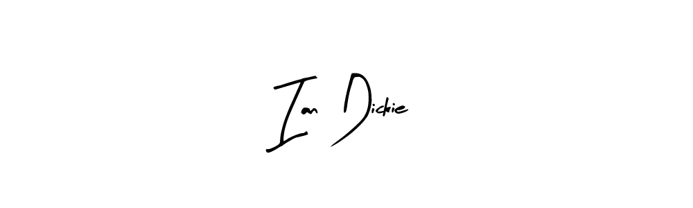 Design your own signature with our free online signature maker. With this signature software, you can create a handwritten (Arty Signature) signature for name Ian Dickie. Ian Dickie signature style 8 images and pictures png