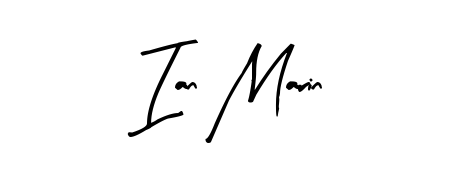 Style your name Ian Marin with confidence using Arty Signature signature design. Simple, elegant, and ready for immediate document use. Ian Marin signature style 8 images and pictures png