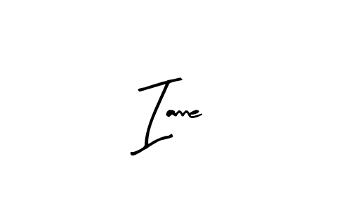 Create a beautiful signature design for name Ianne. With this signature (Arty Signature) fonts, you can make a handwritten signature for free. Ianne signature style 8 images and pictures png