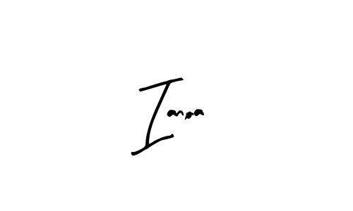 The best way (Arty Signature) to make a short signature is to pick only two or three words in your name. The name Ianoa include a total of six letters. For converting this name. Ianoa signature style 8 images and pictures png