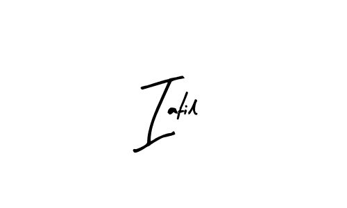 Arty Signature is a professional signature style that is perfect for those who want to add a touch of class to their signature. It is also a great choice for those who want to make their signature more unique. Get Iatil name to fancy signature for free. Iatil signature style 8 images and pictures png