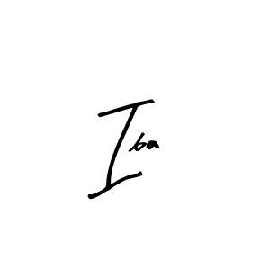 Design your own signature with our free online signature maker. With this signature software, you can create a handwritten (Arty Signature) signature for name Iba. Iba signature style 8 images and pictures png