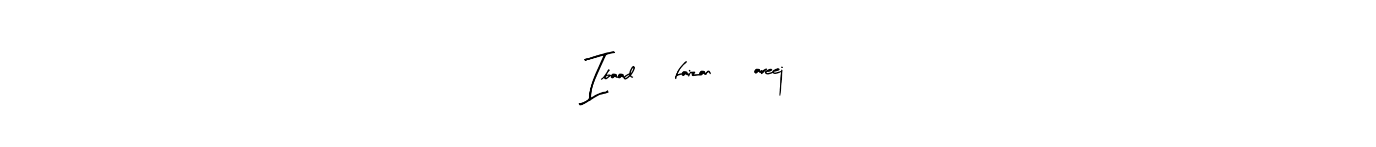 Make a beautiful signature design for name Ibaad❤️faizan❤️areej. With this signature (Arty Signature) style, you can create a handwritten signature for free. Ibaad❤️faizan❤️areej signature style 8 images and pictures png