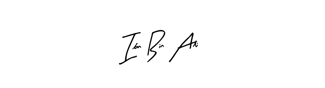 How to make Ibn Bin Ali name signature. Use Arty Signature style for creating short signs online. This is the latest handwritten sign. Ibn Bin Ali signature style 8 images and pictures png