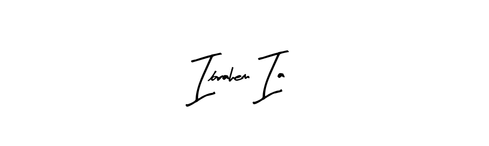 Design your own signature with our free online signature maker. With this signature software, you can create a handwritten (Arty Signature) signature for name Ibrahem Ia. Ibrahem Ia signature style 8 images and pictures png