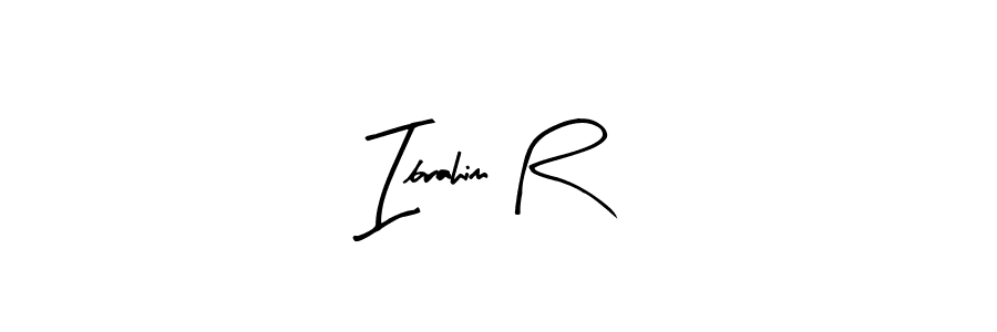 if you are searching for the best signature style for your name Ibrahim R. so please give up your signature search. here we have designed multiple signature styles  using Arty Signature. Ibrahim R signature style 8 images and pictures png