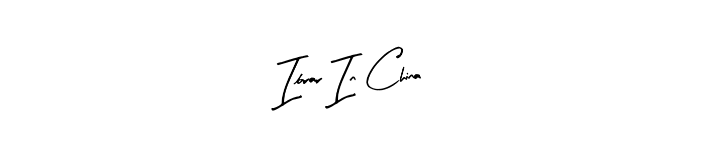 Also we have Ibrar In China name is the best signature style. Create professional handwritten signature collection using Arty Signature autograph style. Ibrar In China signature style 8 images and pictures png