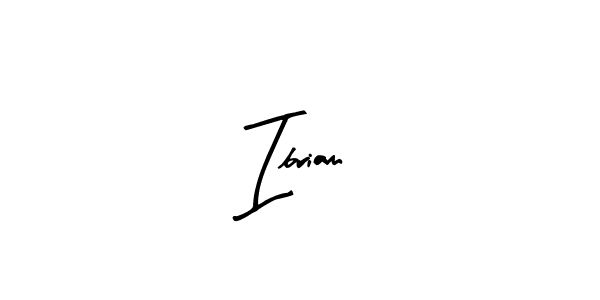 Ibriam stylish signature style. Best Handwritten Sign (Arty Signature) for my name. Handwritten Signature Collection Ideas for my name Ibriam. Ibriam signature style 8 images and pictures png