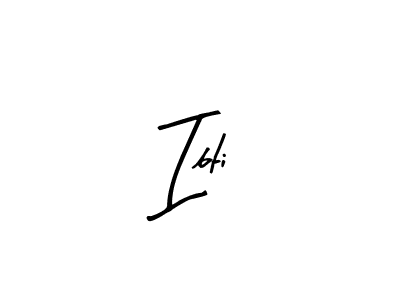 Create a beautiful signature design for name Ibti. With this signature (Arty Signature) fonts, you can make a handwritten signature for free. Ibti signature style 8 images and pictures png