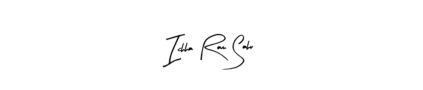 Design your own signature with our free online signature maker. With this signature software, you can create a handwritten (Arty Signature) signature for name Ichha Ram Sahu. Ichha Ram Sahu signature style 8 images and pictures png